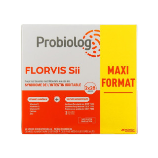 Probiolog Florvis SII Mayoli Spindler - Syndrome de l’intestin irritable - Lot de 2 × 28 sticks