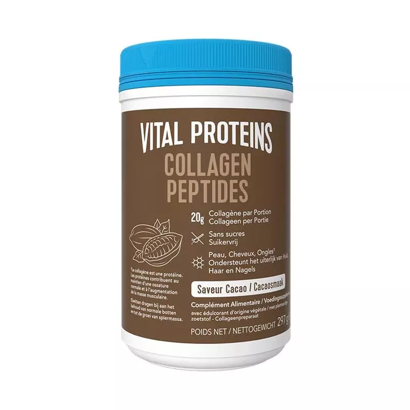 Collagen peptides saveur Cacao Vital Proteins - Peau, ongles & cheveux - 297g