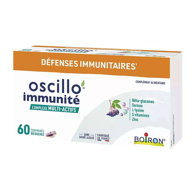 Oscillo’ Immunité Adulte Boiron - Défenses immunitaires - 60 comprimés