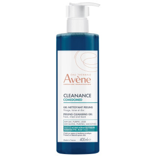 Gel nettoyant peeling Cleanance Comedomed Avène - Visage, torse et dos - 400ml