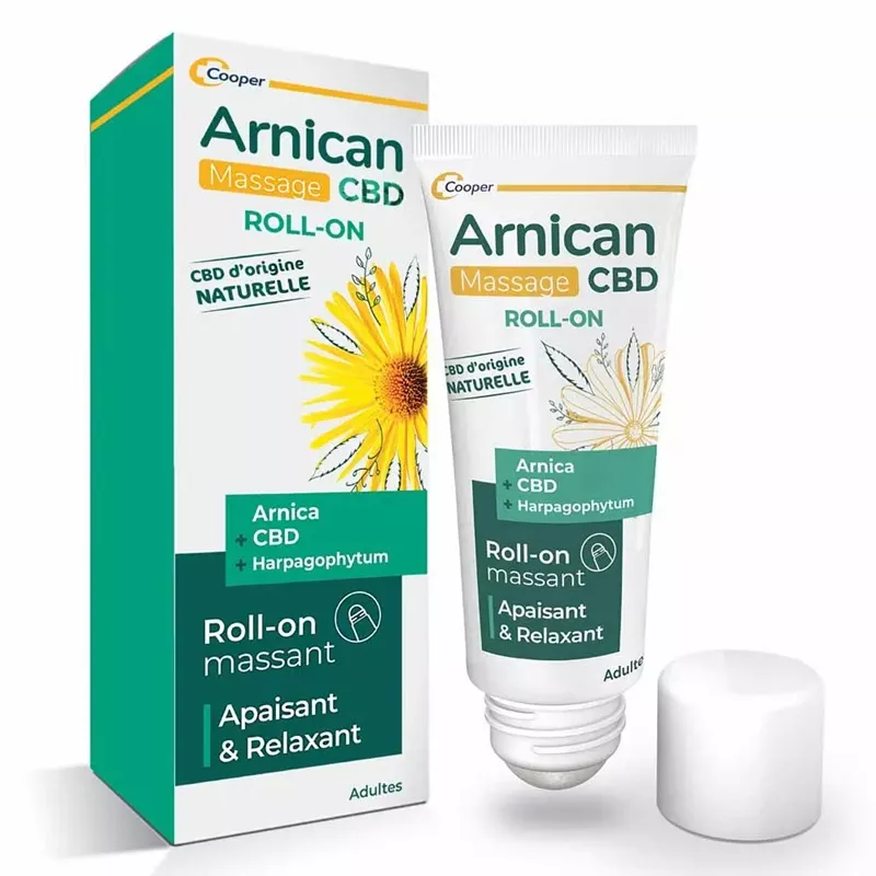 Roll-on massant CBD apaisant & relaxant Arnican Cooper - 50ml