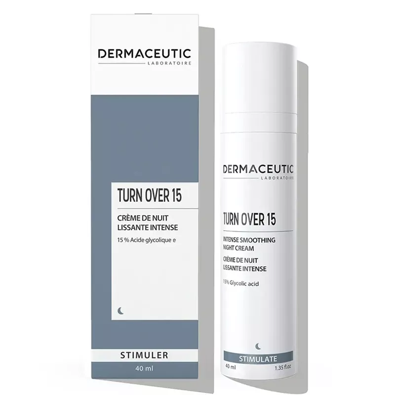 Crème de nuit lissante intense Turn Over 15 Dermaceutic - 40ml