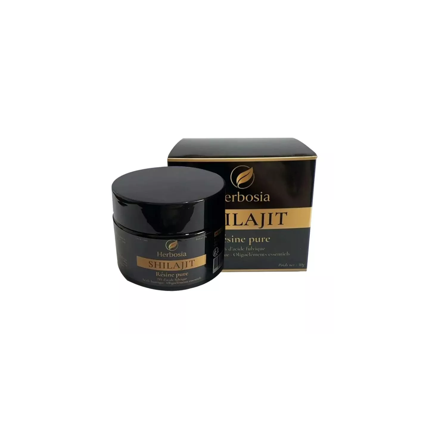 Shilajit Himalayen Biologique 100% Pur - Résine Douce, Acide Fulvique Extrême, Complément Naturel