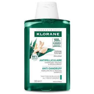 Shampoing traitant et rééquilibrant à l'extrait de Galanga Klorane - 200ml