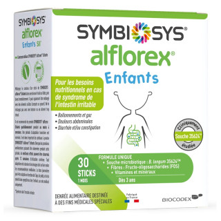 Alflorex® Enfants Symbiosys - Syndrome de l'intestin irritable - 30 sticks