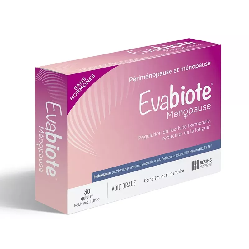 Evabiote Ménopause Besins International - Équilibre hormonal - 30 gélules végétales