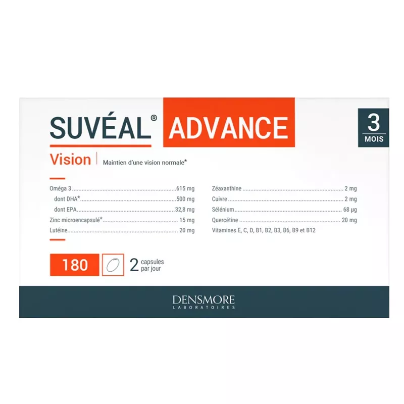Suvéal® Advance Vision Densmore - Vision normale - 180 capsules