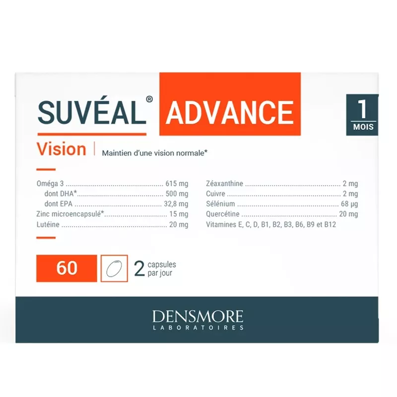 Suvéal® Advance Vision Densmore - Vision normale - 60 capsules