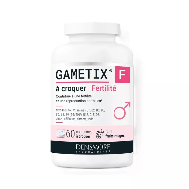 Gametix® F à croquer Densmore - Fertilité féminine - 60 comprimé à croquer