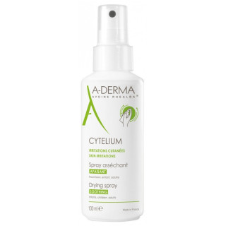 Spray asséchant apaisant Cytelium A-Derma - Peaux irritées - 100 ml