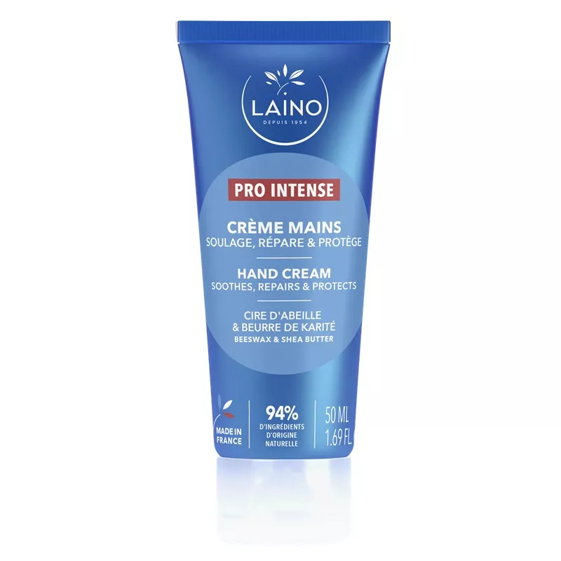 Crème mains hydratation intense Pro Intense Laino - Mains très sèches à gercées - 50ml