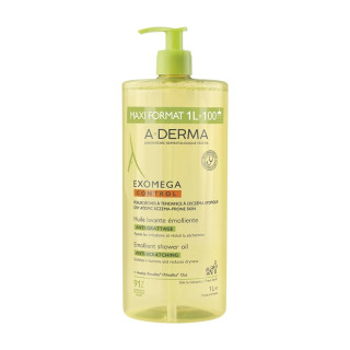 Huile lavante émolliente Exomega Control A-Derma - Eczéma atopique - 1L