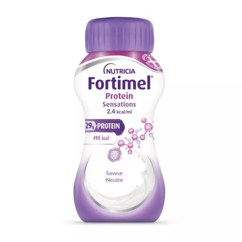 Boisson Protein Sensation 2,4 kcal/ml Neutre Fortimel®  Nutricia - 4 x 200ml