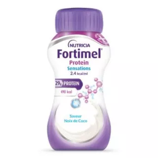 Boisson Protein Sensation 2,4 kcal/ml Noix de coco Fortimel®  Nutricia - 4 x 200ml