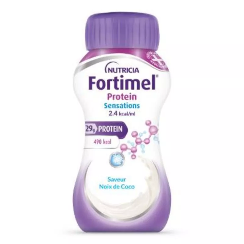 Boisson Protein Sensation 2,4 kcal/ml Noix de coco Fortimel®  Nutricia - 4 x 200ml