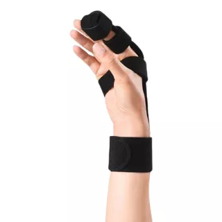 Attelle de doigt poignet noir Gibaud - Entorse, luxation ou fracture