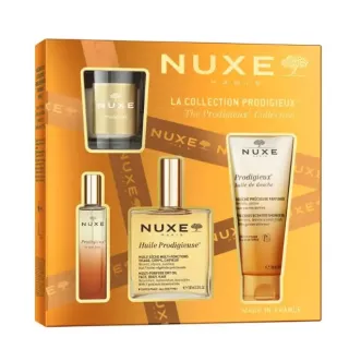Coffret La Collection Prodigieux® Nuxe - 3 soins + 1 bougie d'intérieur