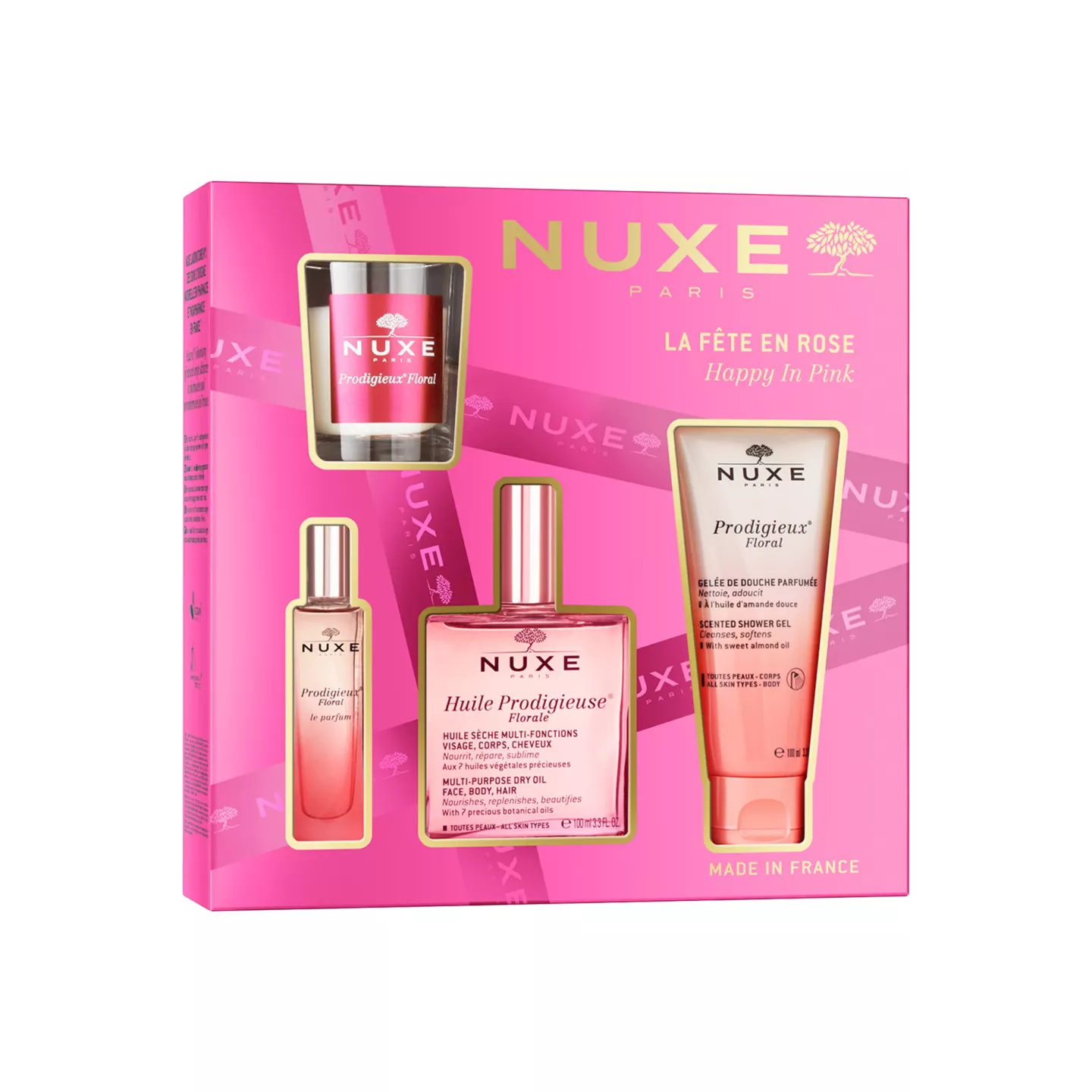 Coffret 6 Huiles De Massage Sèches Plaisir Secret - 420g - Neuf - Made In France