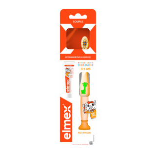 Elmex brosse à dents d'initiation souple enfants 0-3 ans  c'est sur Purepara.com