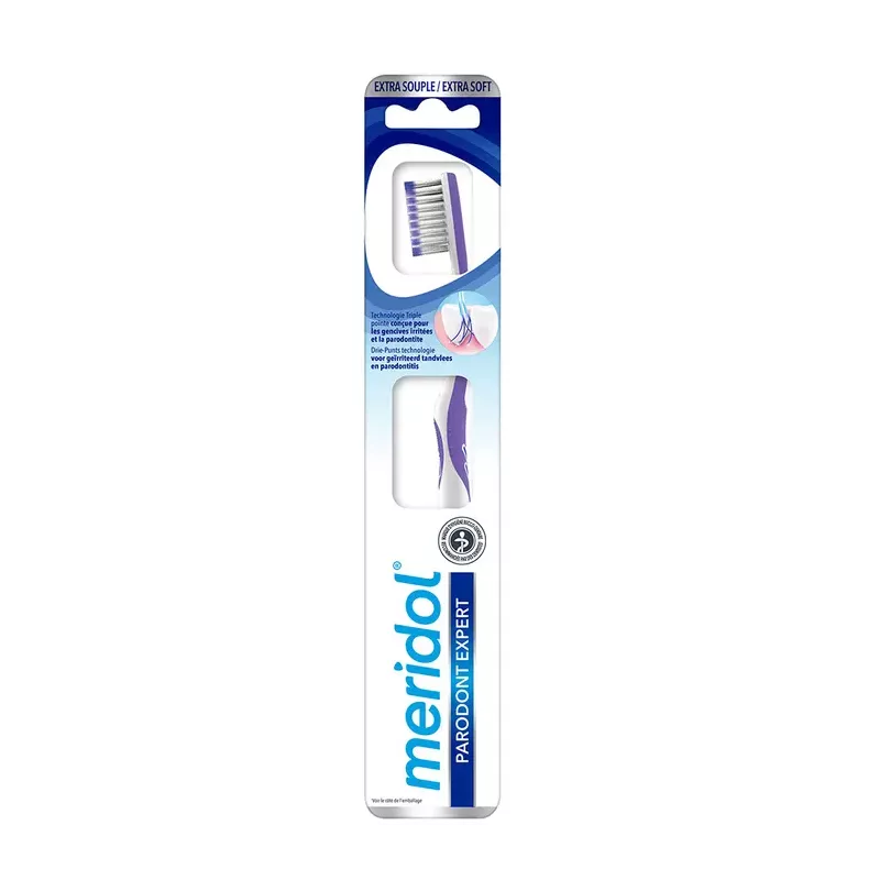 Brosse à dents extra souple Parodont Expert Méridol