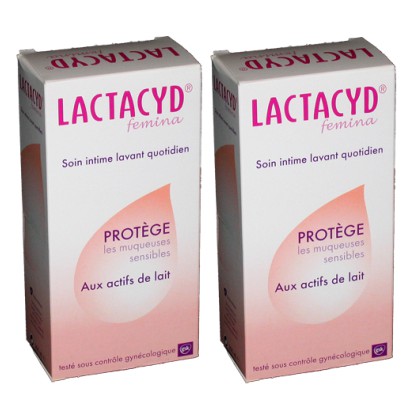 Lactacyd femina soin intime lavant 400ml duo
