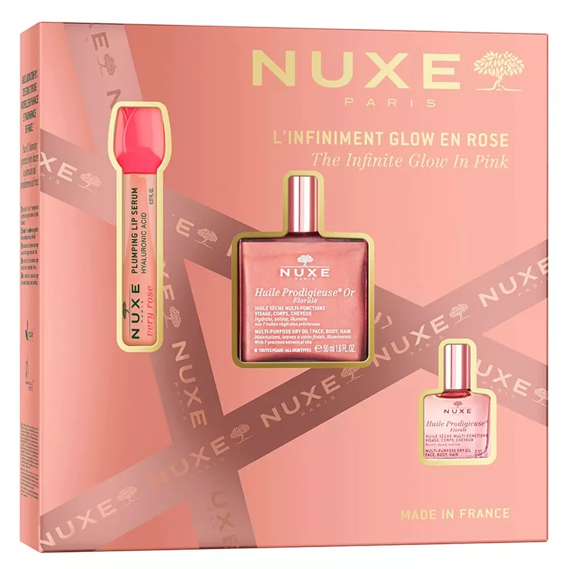 Coffret l'Infiniment Glow en Rose Nuxe - 3 soins iconiques