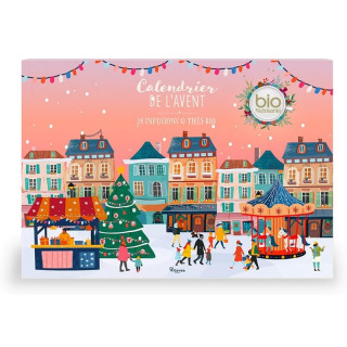 Calendrier de l'Avent 2025 Vitavea BioNutrisanté - Assortiment de 24 thés & infusions Bio