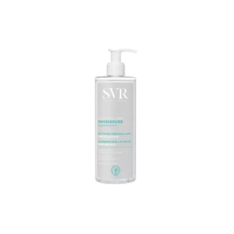 Eau nettoyante démaquillante Physiopure Eau Micellaire SVR - 400ml