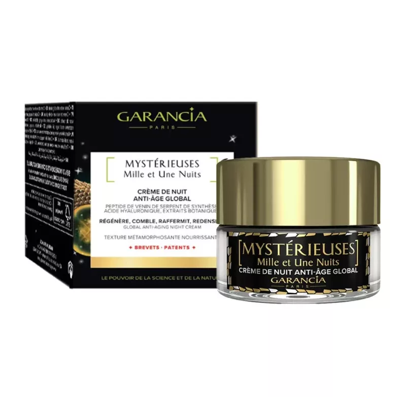 Crème de nuit anti-âge global Mystérieuses Mille et Une Nuits Garancia - 30ml
