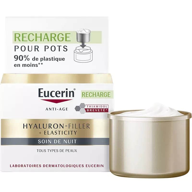 Soin de nuit Hyaluron-Filler + Elasticity Eucerin - Recharge 50ml