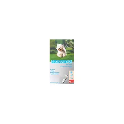 Advantix Chien 4/10kg, 4 pipettes