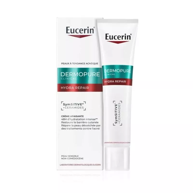 Crème apaisante Hydra Repair DermoPure Clinical Eucerin - 40ml