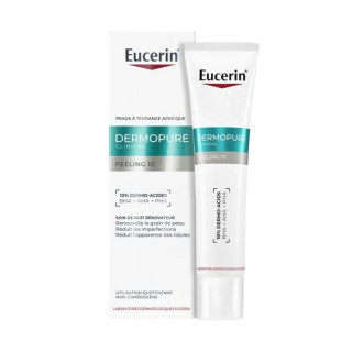 Soin de nuit rénovateur Peeling 10 DermoPure Clinical Eucerin - 40ml