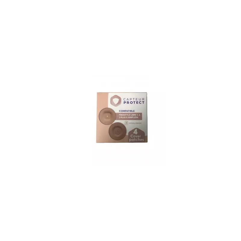Lot de 4 patchs Beige de Capteur Protect