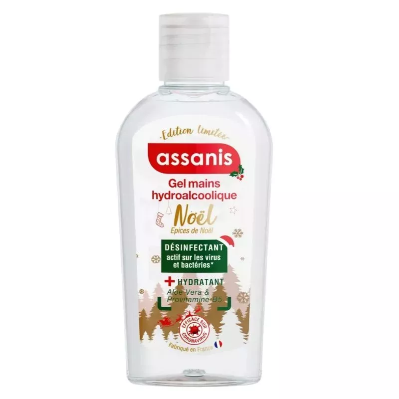 Gel hydroalcoolique mains édition limitée Noël Assanis - 80ml