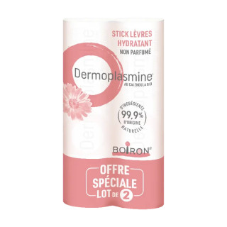 Stick à lèvres Calendula Bio Dermoplasmine Boiron - Lèvres fragilisées - 2x4g