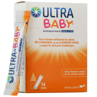 Ultra Baby antidiarrhéique Biocodex - Probiotiques - 14 sticks