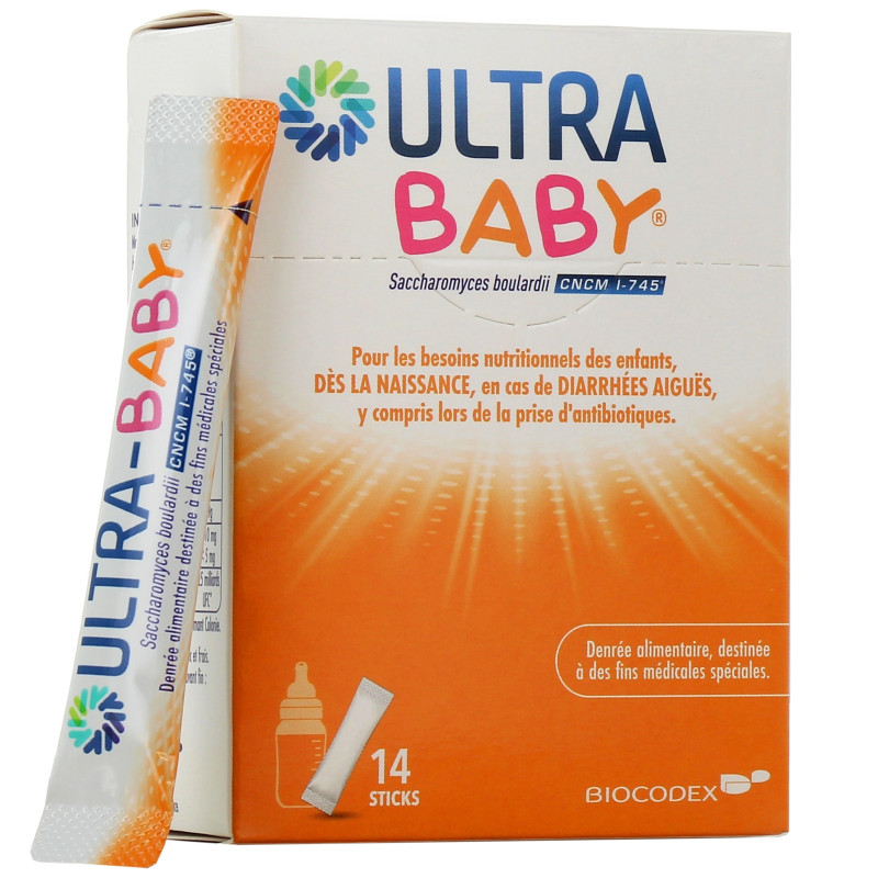 Ultra Baby antidiarrhéique Biocodex - Probiotiques - 14 sticks