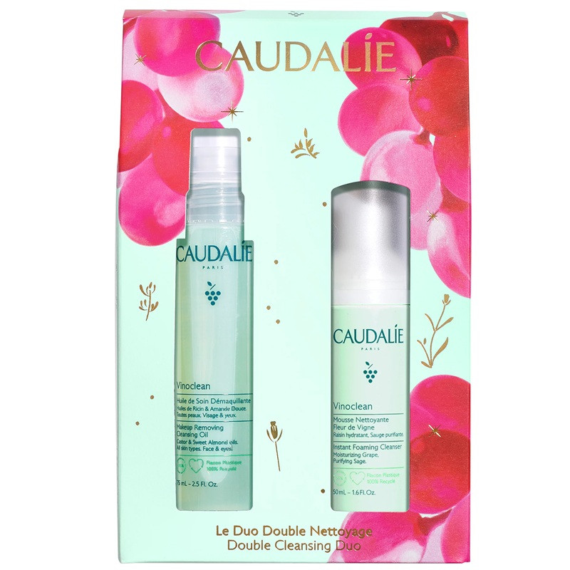 Coffret duo double nettoyage Vinoclean Caudalie - 2 soins visage
