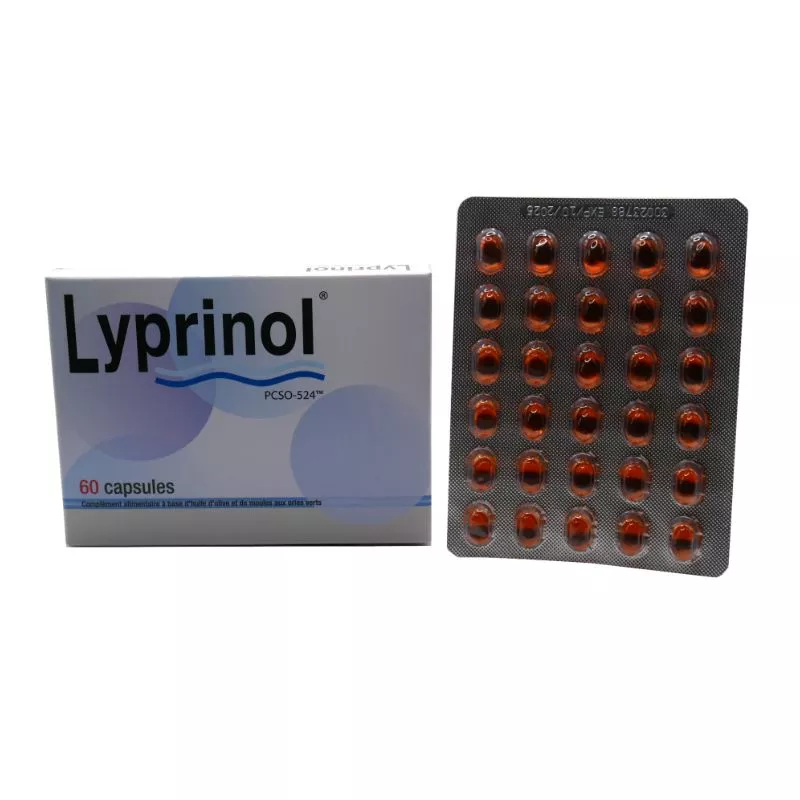 Lyprinol Health Prevent - Confort articulaire - 60 capsules