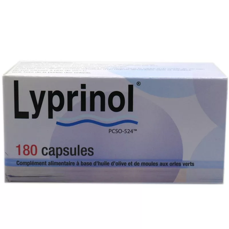 Lyprinol Health Prevent - Confort articulaire - 180 capsules
