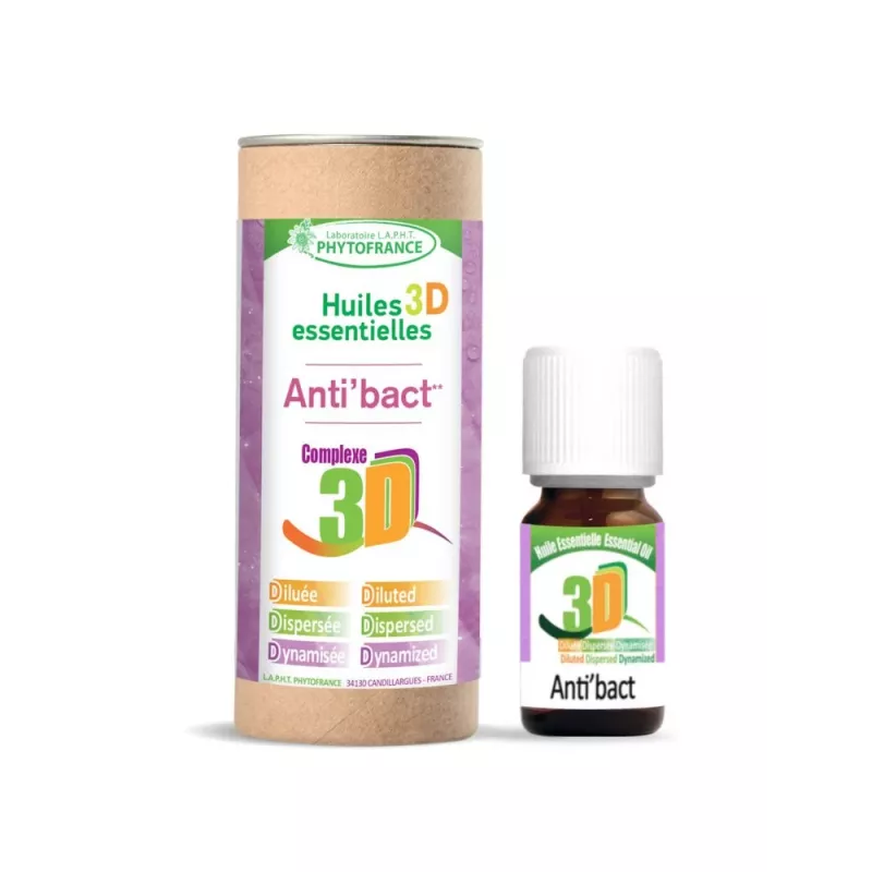 Phytofrance Huile essentielle 3D Anti Bact - Huiles essentielles - purepara