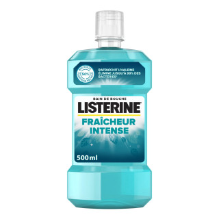 Bain de bouche Fraîcheur Intense Listerine - Mauvaise haleine - 500ml