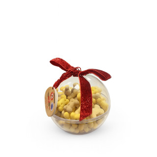 Boule friandises Canibull Noël à la viande pour chien Wouapy - 205g
