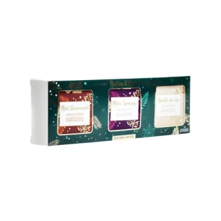 Coffret Édition Limitée Bulles d'Hiver MKL Green Nature - 3 savons surgras