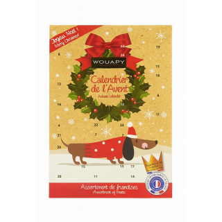 Calendrier de l'Avent pour chien friandises Wouapy - 302g