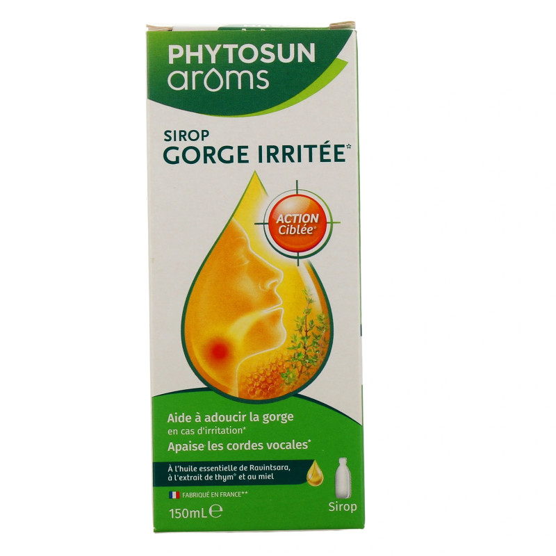 Phytosun Arôms Sirop Gorge & Cordes Vocales 150 ml