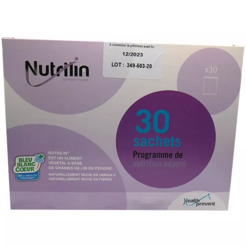 Nutrilin Health Prevent - Sensation de satiété prolongée - 30 sachets