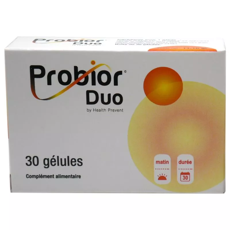 Probior Duo Health Prevent - Prébiotique + Probiotique - 30 gélules