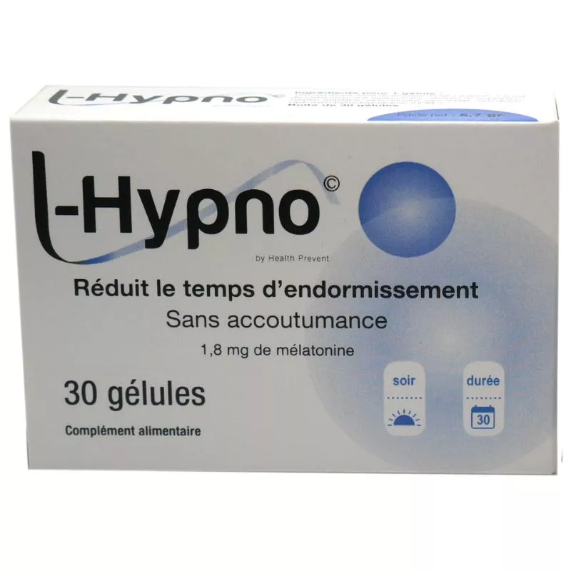 L-Hypno Health Prevent - Réduit le temps d'endormissement - 30 gélules